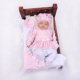 Saída De Maternidade Menina Charmosa Delicada Soft Luxo