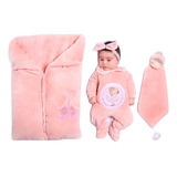 Saída De Maternidade Menina Quentinha Bailarina Rose Inverno