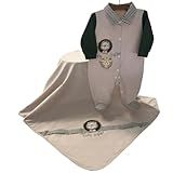 Saída De Maternidade Para Bebê Menino Basic Baby Safari Bege 03 Peças