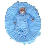 Saída De Maternidade Para Bebê Menino Príncipe Azul 04 Peças