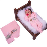 Saida De Maternidade Safari Rosa Feminia Luxo 4 Peças