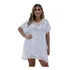Saída De Praia/banho Plus Size Com Crochê Camisa Promoção
