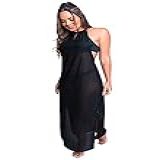Saída De Praia Mvb Modas Longa Banho Vestido Moda Praia