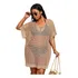 Saída De Praia Plus Size Camisão Longa Feminina Vestido Plus