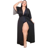 Saída De Praia Plus Sizemanga 3 4 Moda Plus Size Verão Linda