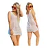 Saída De Praia Tricô Croche Tamanhos M G Vestido Moda Praia