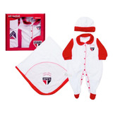 Saída Maternidade São Paulo Plush Com Manta Kit Bebê Oficial