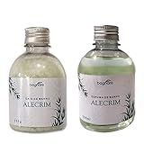 Sais De Banho E Espuma Para Banheira Hidro Ofuro Relaxante Alecrim 250ml Cada