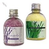 Sais De Banho Relaxante Capim Limão Lavanda Escalda Pés