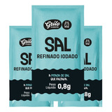 Sal Em Sachê Grilo Alimento Cx Fechada 1000 Saches