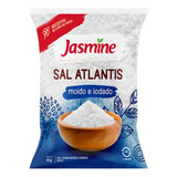 Sal Marinho Moído Integral Jasmine Atlantis Pacote 1kg