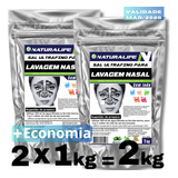 Sal Micronizado Lavagem Nasal 2x1kg 2kg