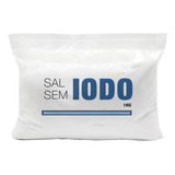 Sal Sem Iodo 1000g Mossoró Moído Totalmente Integral Natural