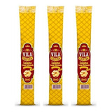 Salame Frango Defumado 450g Vila Caipira Kit 3 Unidades