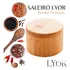 Saleiro Redondo Lyor Bambu Com Tampa   1907