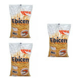 Salgadinho Ebicen Camarão kit C 3 Pacotes De 500g Cada 