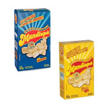 Salgadinho Mandiopan 2 Cx 80g Queijo Natural Nf Mandiopã
