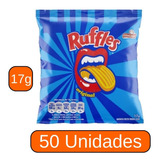 Salgadinhos Mini Ruffles 17g 50un Elma Chips Biscoito