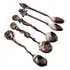 Salm 5 Pçs/set Colher De Mesa Antiga Colher De Café Para Cas