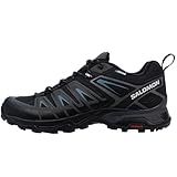 Salomon Bota Masculina X Ultra Pioneer Climasalomon Impermeável Para Caminhada Preto Ímã Azul 42