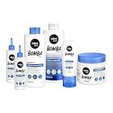 Salon Line  Kit SOS Bomba Original Com 6 Produtos  Não Veganos   Para Todos Os Tipos De Cabelo  100ml  200ml  500ml E 500g