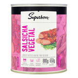Salsicha Vegetal Superbom Lata 650g