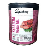 Salsicha Vegetal Superbom Lata 650g