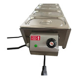 Salsicheira Elétrica 4 Cubas 2 5 Cada Hot dog Molheira 10kgs