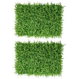 Samambaia Artificial 40x60cm Placa Folha Muro Ingles 2 Pçs
