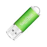 SamData 1 Unidade De 64 GB USB Flash Drives USB 2 0 Pen Drives Memory Stick Jump Drive Zip Drive Verde