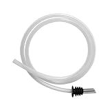 SAMODRA Kit De Tubos De Extensão Para Dispensador De Sabonete Com Válvula De Verificação De Metal Válvula De Verificação Atualizada Tubo De Silicone Não é Fácil De Dobrar Tampas Afuniladas Para Se Ajustar à Maioria Dos Recipientes De Sabonete