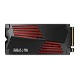 SAMSUNG Disco Rígido Interno De Estado Sólido 990 PRO Com Dissipador De Calor SSD 1TB PCIe 4 0 M 2 Velocidade Mais Rápida Para Jogos Controle De Calor Armazenamento Direto E Expansão De Memória Compatível Com Playstation5 MZ V9P2T0GW