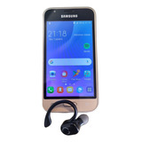 Samsung Galaxy J1 Mini 8gb Dourado Fone Bluetooth usado