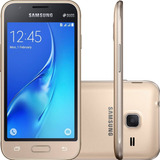Samsung Galaxy J1 Mini Dual Sim 8 Gb Dourado 1 Gb Ram Sm j105f ds