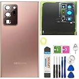 Samsung Galaxy Note 20 Ultra 5G Vidro Traseiro Bronze Místico - Capa De Substituição- Painel De Porta Da Carcaça- Com Lente Farme- Fita- Ferramentas