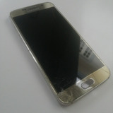 Samsung Galaxy S6 32gb Ouro platina Tela Quebrada