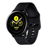 Samsung Galaxy Watch Active bluetooth Sport 1 1 Caixa 40mm De Alumínio Preta Pulseira Preta E O Arco Black Sm r500
