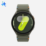 Samsung Galaxy Watch7 Smartwatch 40mm Bt Galaxy Ai Caixa Verde Pulseira Verde Bisel Verde Desenho Da Pulseira Na