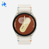 Samsung Galaxy Watch7 Smartwatch 40mm Lte Galaxy Ai Caixa Creme Pulseira Creme Novo Caixa Lacrada