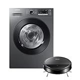Samsung Lava E Seca Wd11M Inverter Inox 11 7Kg 110V E Aspirador Robô 2 Em 1 Com Wi Fi Vr5000