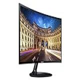 SAMSUNG LC24F390FHNXZA 24 Polegadas Curvo LED Gaming Monitor Super Slim Desenho 60Hz Refresh Rate W AMD FreeSync Modo De Jogo