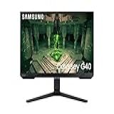 SAMSUNG Monitor Gamer Odyssey 25 FHD 240 Hz 1ms Com Ajuste De Altura HDMI DP Gsync Freesync Preto Série G40