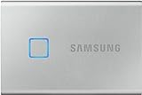 SAMSUNG SSD Portátil T7 Touch 500 GB Até 1050 MB S USB 3 2 SSD Externo Prata MU PC500S WW 