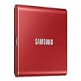 Samsung T7 Ssd Portátil - 500 Gb - Usb 3.2 Gen.2 Externo Ssd Metallic Red (mu -pc500r/ww)