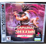 Samurai Shodown 1 E 2 Mídia Física Playstation 1