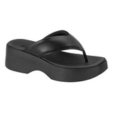 Sandália Anabela Moleca Tamanco Chinelo Flat Tay 5503 105