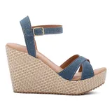 Sandalia Anabela Plataforma Feminina