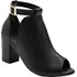 Sandália Ankle Boots Moda Confortável Salto Alto Grosso Bota