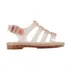 Sandália Baby Mini Melissa Flox Cor Rosa Gliter