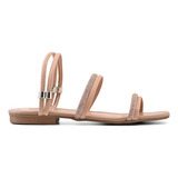 Sandalia Casual Feminina Com